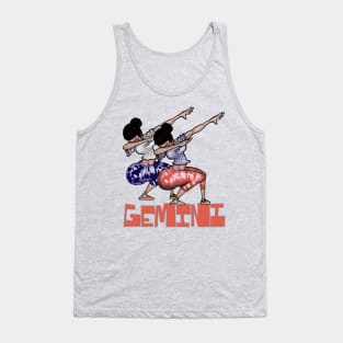 Front and Back Gemini GG Tank Top